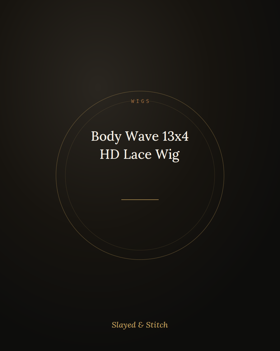 Body Wave 13x4 HD Lace Wig