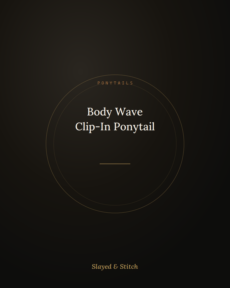 Body Wave Clip-In Ponytail