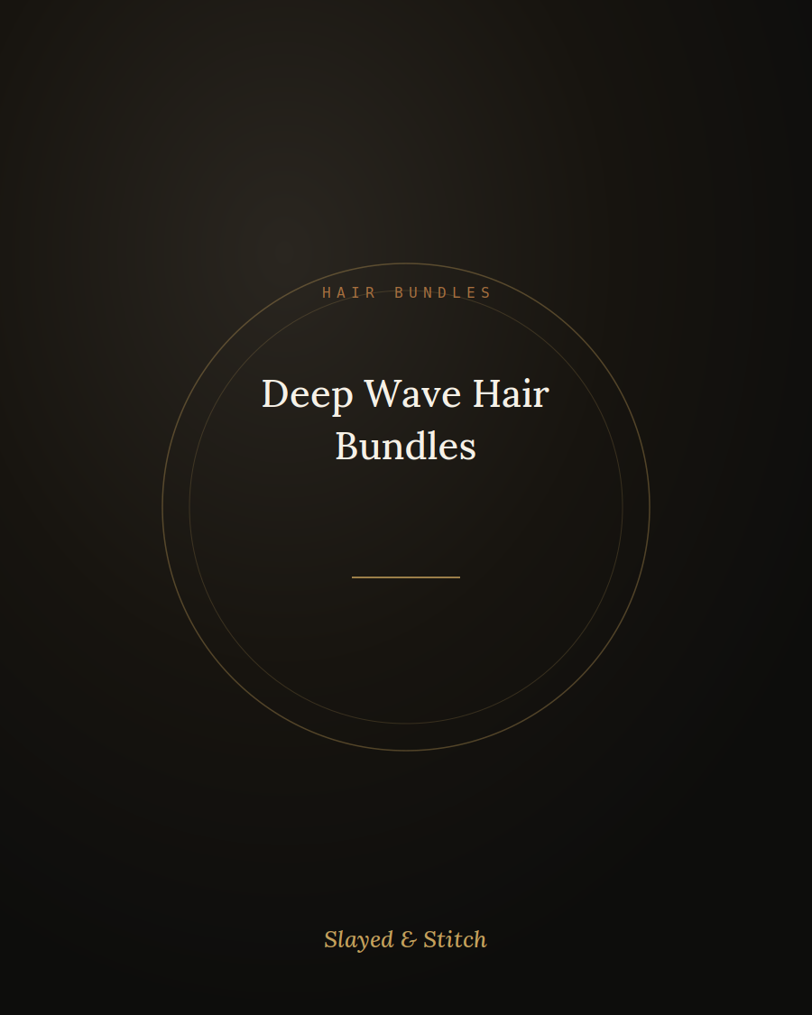 Deep Wave Hair Bundles