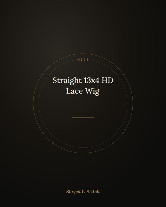 Straight 13x4 HD Lace Wig